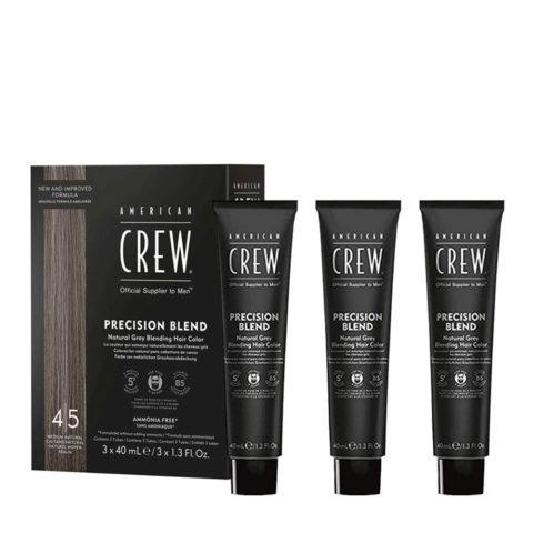 American Crew Precision Blend Natural 3x40ml 4/5 - hair and beard dye