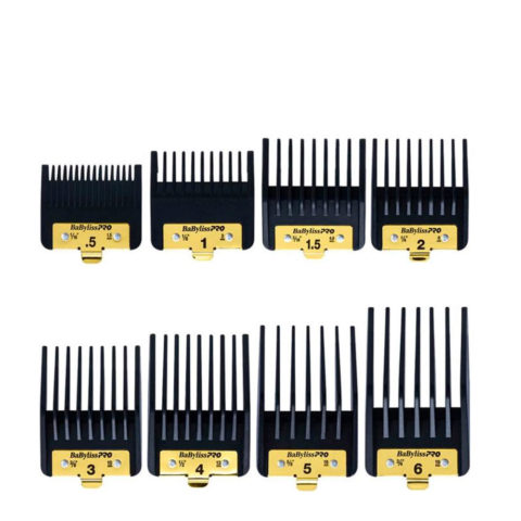 Babyliss Pro 4Artist FXPCGE Premium Clipper Guards - set of 8 attachment combs