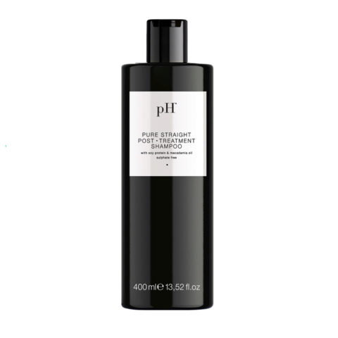 PH Laboratories Pure Straight Post Treatment Shampoo 400ml -post-straightening treatment shampoo