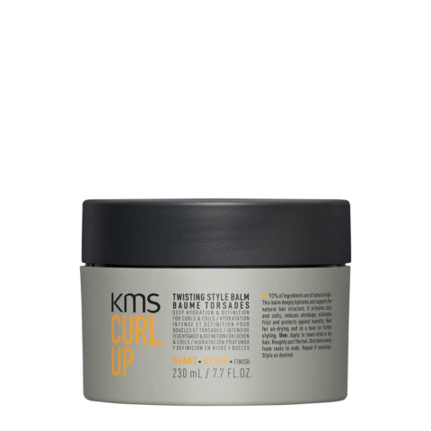 Kms Curl Up Twisting Style Balm 230ml - styling balm curly and afro hair