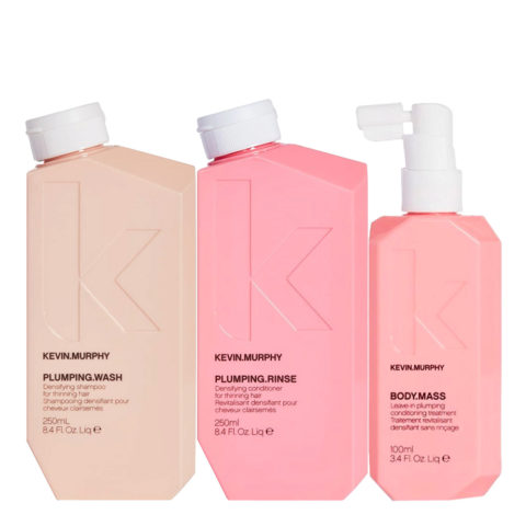 Kevin Murphy Pumpling Wash 250ml Rinse 250ml Body Mass 100ml