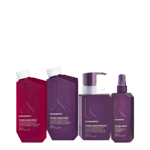 Kevin murphy  Young Again Shampoo 250ml Conditioner 250ml Masque 200ml Oil Spray 100ml