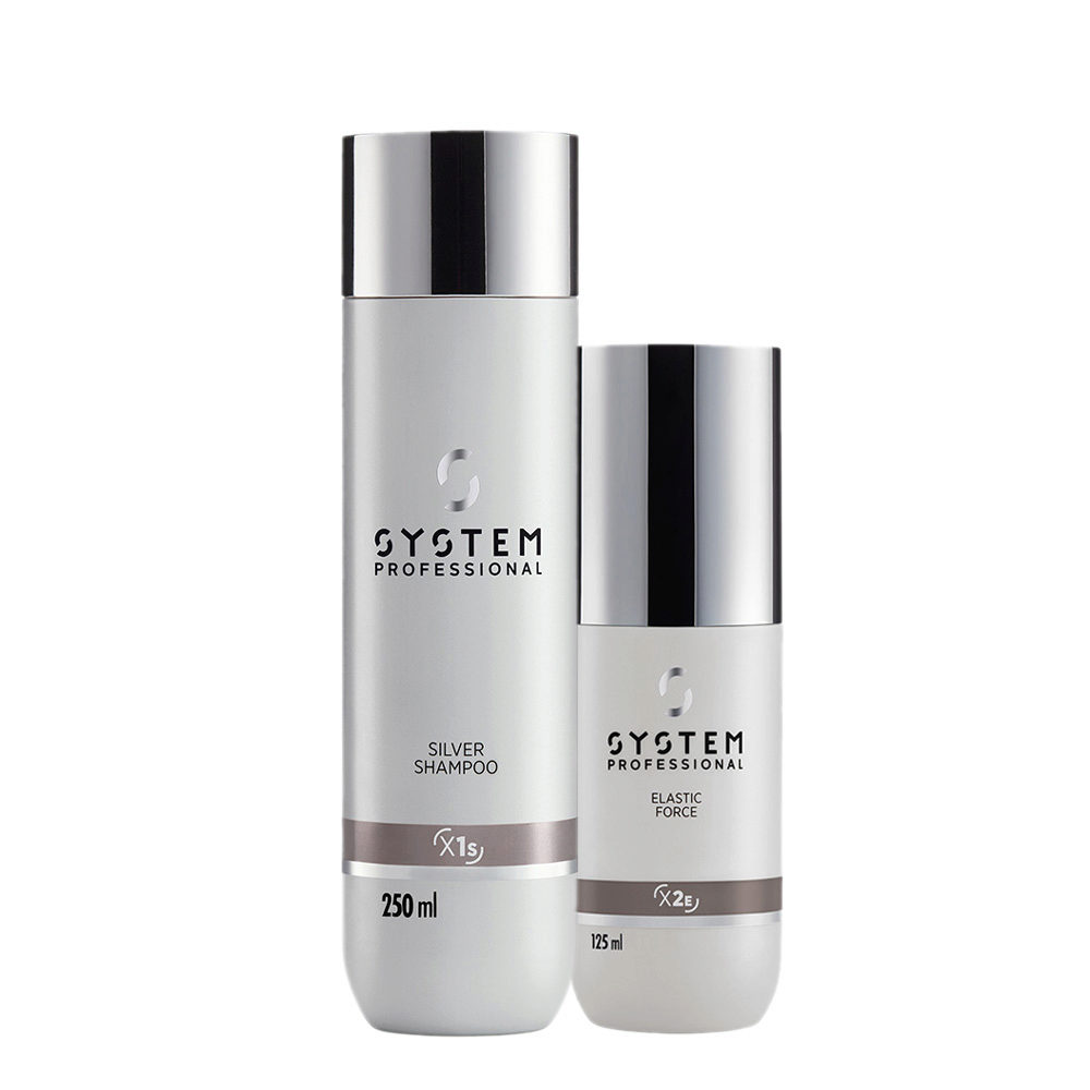 Forstyrre Forretningsmand grænseflade System Professional Silver Shampoo X1s, 250ml Elastic Force X2e, 125ml |  Hair Gallery