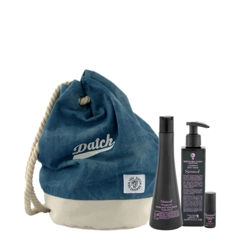 Tecna Fashion Lab Sensual Body Wash 250ml Body Cream 200ml Oil Perfume 5ml Tecna Backpack