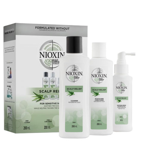 Nioxin Scalp Relief Kit 200ml+200ml +100ml