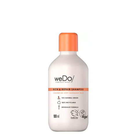 weDo Rich & Repair Sulphate-free shampoo for very damaged frizzy hair 100ml