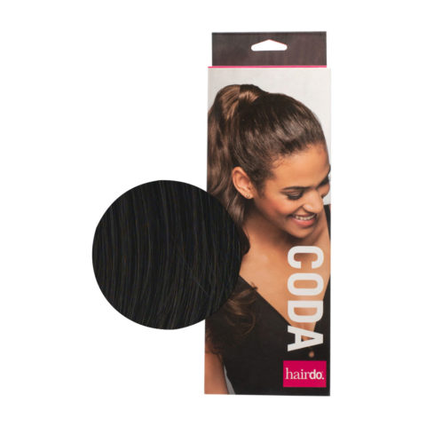 Hairdo Wavy Ponytail Black R2  58cm