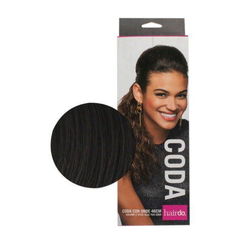 Hairdo Dark Brown Wavy Ponytail R4 46cm