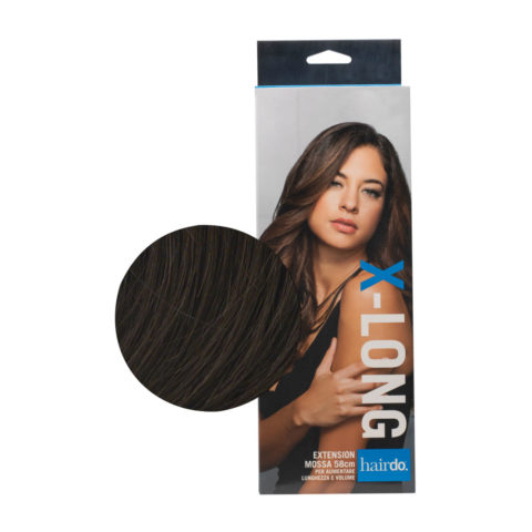 Hairdo Wavy Extension Medium Brown 58cm - wavy extension