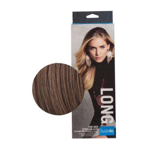 Hairdo Curl Back Extension Light Golden Brown 41cm - waves extension with natural layering