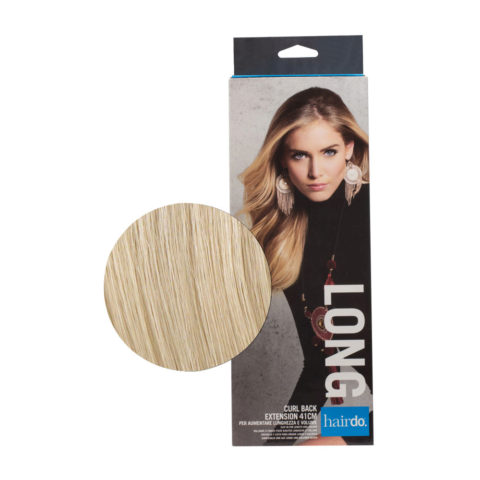 Hairdo Curl Back Extension Platinum Blond 41cm - waves extension with natural layering
