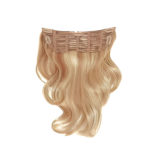 Hairdo Curl Back Extension Platinum Blond 41cm - waves extension with natural layering