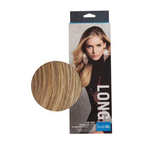 Hairdo Curl Back Extension Warm Blond 41cm - waves extension with natural layering