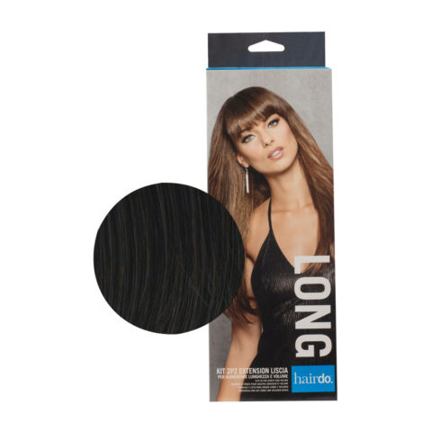 Hairdo Straight Black  Extension  2x51cm