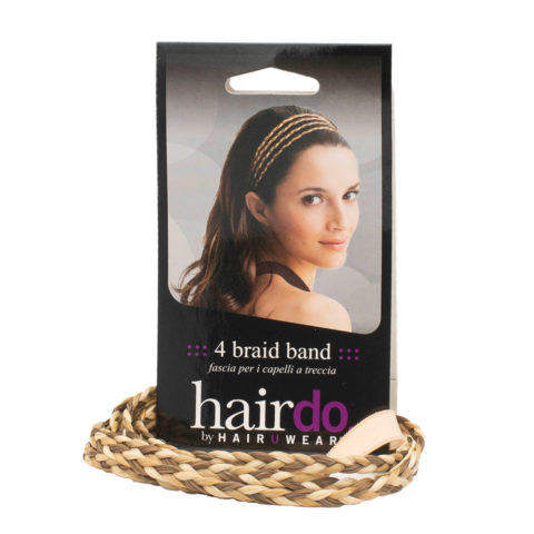 Hairdo 4 Braid Band Ash Blond/Light Brown - elastic hair bands