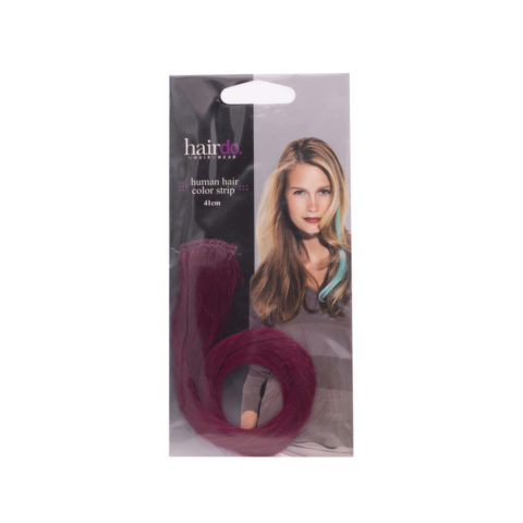 Hairdo Color Strip Red Wine 3x41cm -coloured hair extension