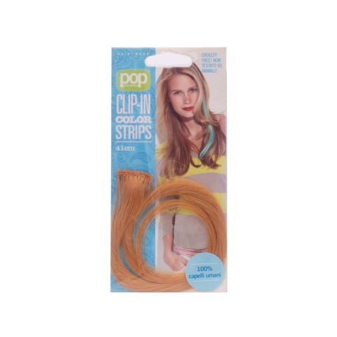 Hairdo Color Strip Gold 3x41cm -coloured hair extension