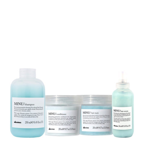 Davines Essential hair care Minu Shampoo 250ml  Conditioner 250ml Mask 250ml Serum 150ml