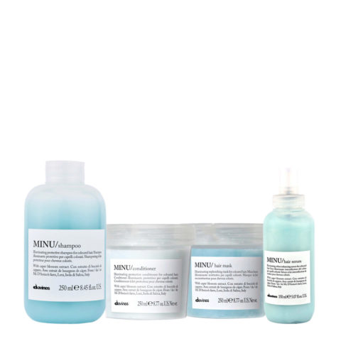 Davines Essential hair care Minu Shampoo 250ml  Conditioner 250ml Mask 250ml Serum 150ml