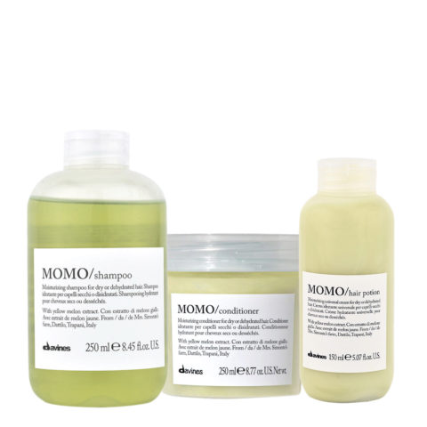 Davines Essential hair care Momo Shampoo 250ml Conditioner 250ml Hair Potion 150ml