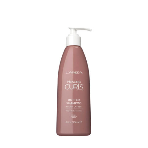 L' Anza Healing Curls Butter Shampoo 236ml - nourishing shampoo for curly hair