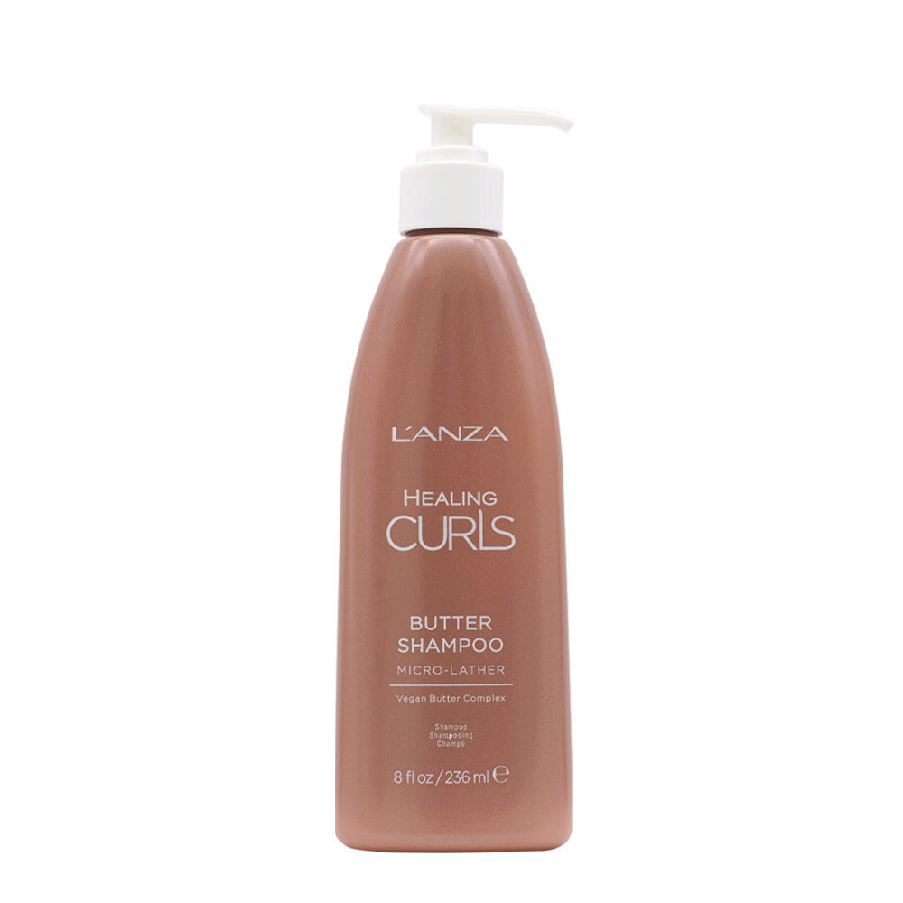 L' Anza Healing Curls Butter Shampoo 236ml - nourishing shampoo for curly hair