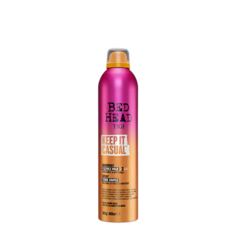 Tigi Bed Head Keep It Casual Flexible Hold Hairspray 400ml - strong hold light hairspray