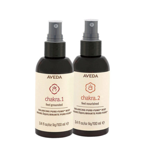 Aveda Chakra 1 Balancing Pure-Fume Mist 100ml + Chakra 2 Balancing Pure-Fume Mist 100ml