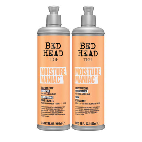 Tigi Bed Head Moisture Maniac Shampoo 400ml Conditioner 400ml