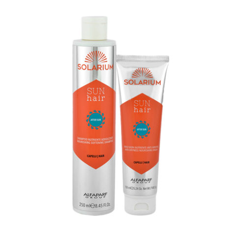 Alfaparf Milano Solarium Sun Hair After Sun Shampoo 250ml Mask 150ml