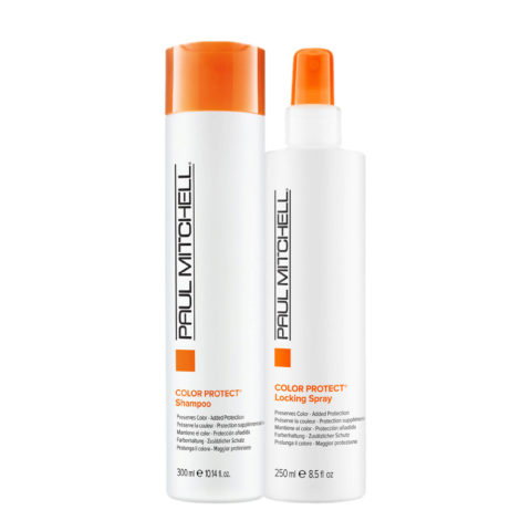 Paul Mitchell Color Protect Shampoo 300ml Locking Spray 250ml