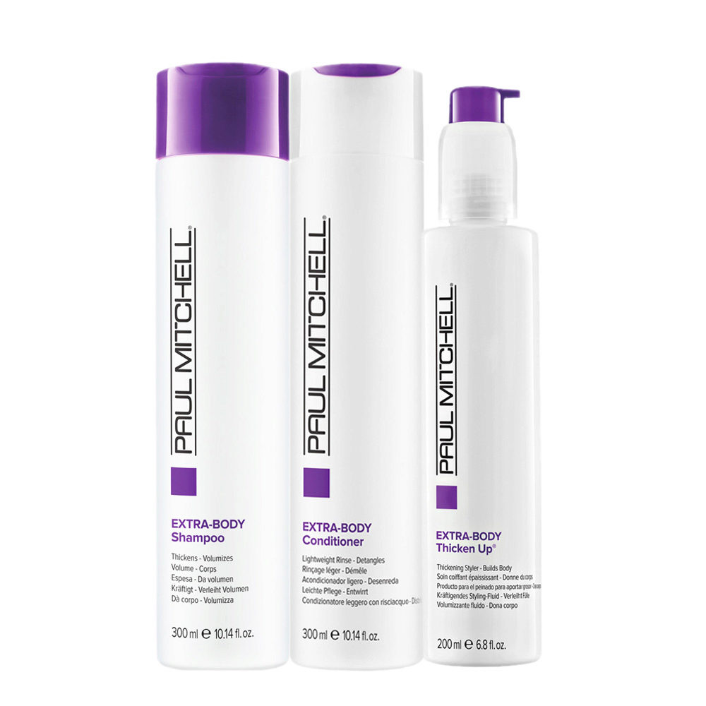 Paul Mitchell Extra-Body Shampoo 300ml Conditioner 300ml Thicken Up 200ml