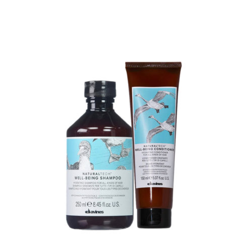 Davines Naturaltech Wellbeing Shampoo 250ml Conditioner 150ml