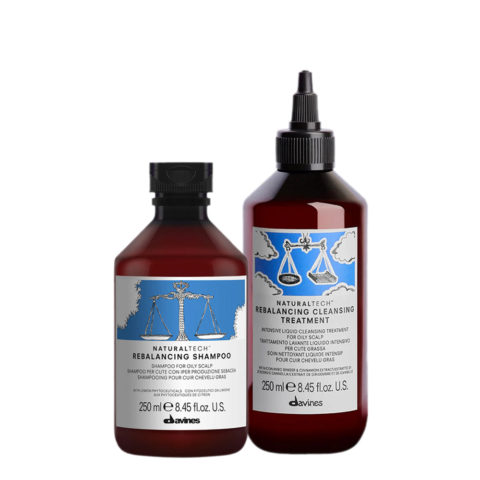 Davines Naturaltech Rebalancing Shampoo 250ml Cleansing Treatment 250ml