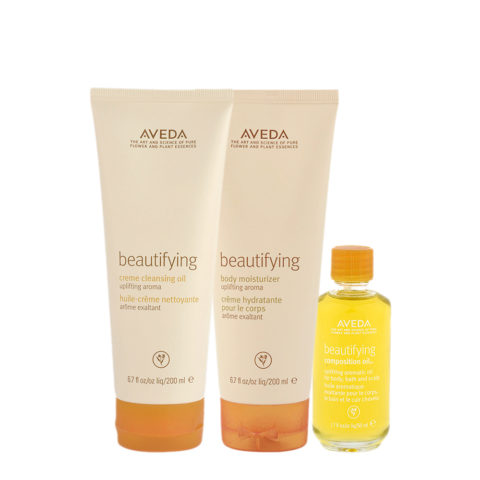 Aveda Bodycare Beautifying Creme Cleansing Oil200ml  Body Moisturizer200ml Composition50ml