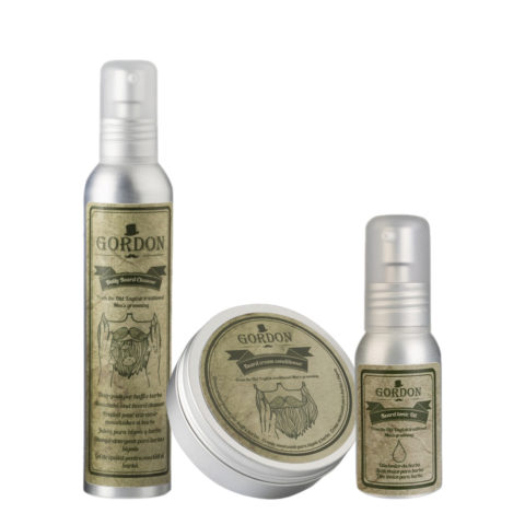 Gordon Beard & Moustache Cleanser 150ml Beard & Moustache Softening Cream 100ml Beard Tonic Oil 50ml
