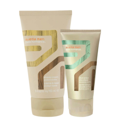 Aveda Men Pure-Formance Shave Cream 150ml Dual Action Aftershave 75ml