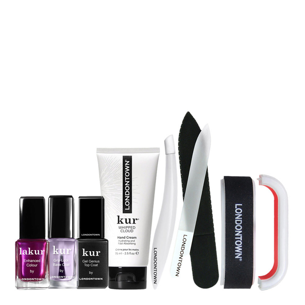 Londontown Lakur Nail Lacquer Alexa, Let's Dance 12ml Base Coat 12ml Top Coat 12ml Hand Cream 75 ml The Tools Set