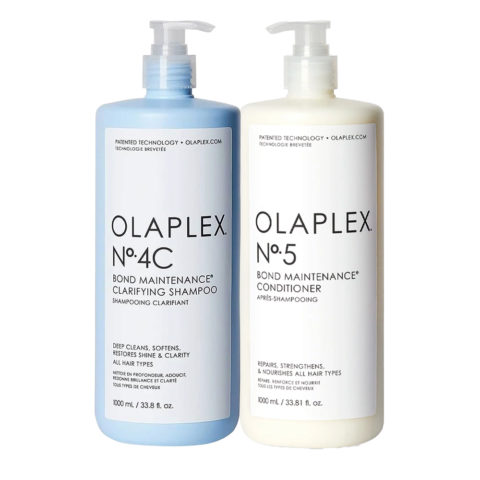 Olaplex N° 4C Bond Maintenance Clarifying Shampoo 1000ml N° 5 Conditioner 1000ml