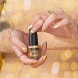 Mesauda Top Notch Prodigy Nail Colour 205 Gold Addict 14ml   - nail polish
