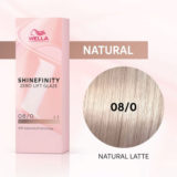 Wella Shinefinity 08/0 Natural Light Blond 60ml  - demi-permanent color