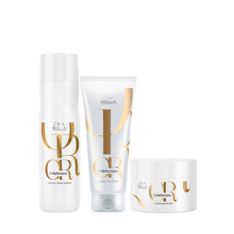 Wella Oil Reflections Shampoo 250ml Conditioner 200ml Mask 150ml