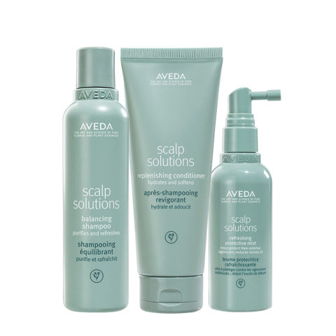 Aveda Scalp Solutions Shampoo 200ml Conditioner 200ml Protective Mist 100ml