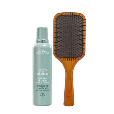 Aveda Scalp Solutions Balancing Shampoo 200ml Paddle Brush