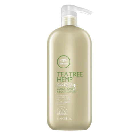 Tea Tree Hemp Restoring Conditioning & Body Lotion 1000ml - moisturising conditioner 2 in 1