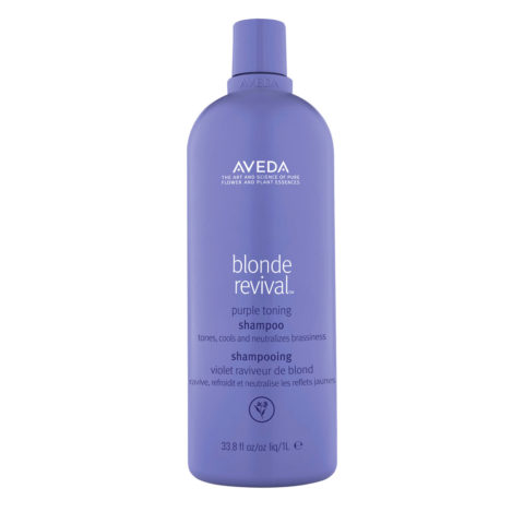Aveda Blonde Revival Purple Toning Shampoo 1000ml - anti yellow shampoo