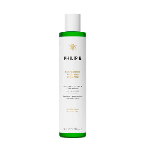 Philip B Peppermint Avocado Shampoo 220ml - volumising shampoo for oily scalp