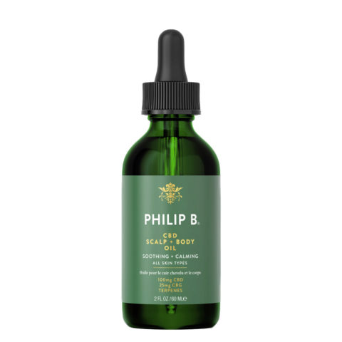 Philip B CBD Scalp + Body Oil 60ml - calming scalp oil