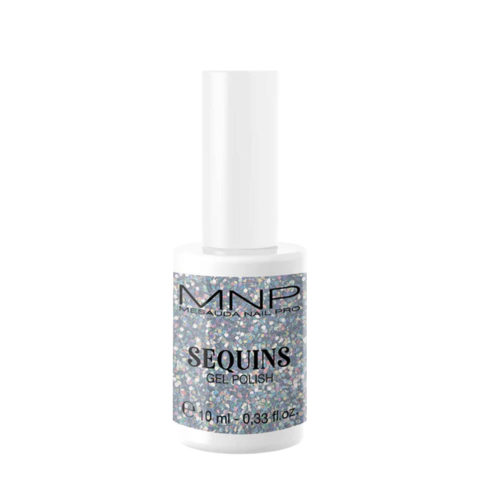 Mesauda MNP Sequins GP 301 White Rabbit - semi-permanent nail polish