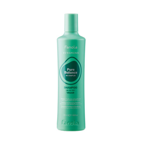 Fanola Vitamins Pure Balance Be Complex Shampoo 350ml - balancing purifying shampoo